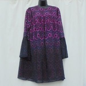 Nanette Lepore Floral Dress Size 4 Loose Fit